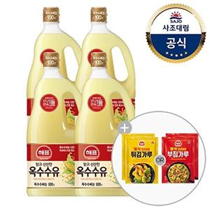 [사조대림][사조대림] 해표 옥수수유 1.8L x4개+튀김/부침가루1kg x2개