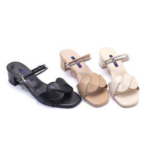 갤러리아 세라 여성 소가죽 투웨이 뮬 샌들 TJS22414 컬러3종 4CM