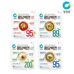 청정원 콩담백면 4종 4개 골라담기