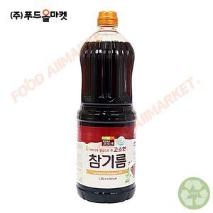 정다운 고소한 참기름 1.8L / 깨분 100%