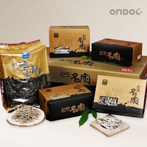 [온도씨]건어물 웰빙세트 3호(돌김100장,자멸치500g,소멸치500g,중멸치500g,다시멸치500g)