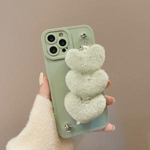 키스맥 하트 보들보들 스트랩케이스 아이폰SE3)