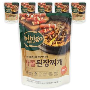 CJ 제일제당 비비고 차돌된장찌개 밀키트 차돌박이된장찌개 460g 6개