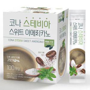 코나 스테비아 스위트 아메리카노 커피 100T 무설탕커피