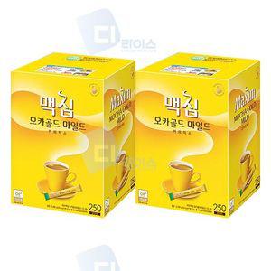 일회용커피 맥심 모카골드 마일드 500T(250Tx2개) 커피믹스