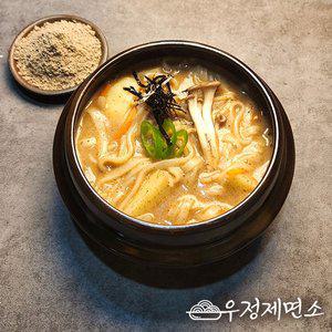 [아이홈푸드][우정제면소] 들깨 칼국수 12인분세트 (생면2kg+들깨가루12봉)