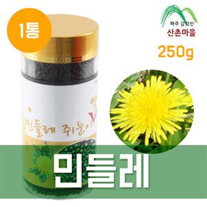 산촌마을 민들레 쥐눈이콩 서목태콩 청국장환 250g x1통