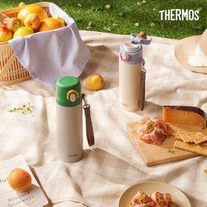써모스 스트랩 원터치 보온병 보냉병 텀블러 JNT-550K 550ml