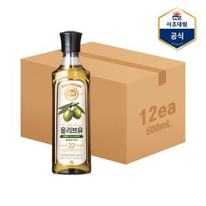 [사조] 해표 올리브유 500ml X 12병 /식용유