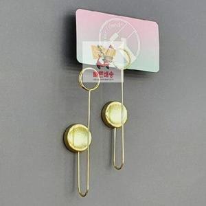 꽂이 메모 카페 네임택 골드 이름 엽서 집게 홀더 E00F