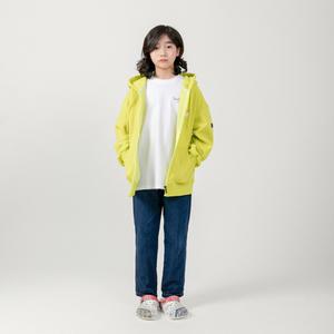 [오실롯 주니어]주니어 남녀 기모 라운드 타이포 후드집업 OCLHZJ-13
