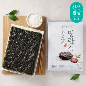 [품질보장] 하동녹차 명란김 전장김 30g 8봉 / 12봉 선물세트