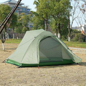 [디작소]3인용 더블 레이어 초경량 텐트(그린) 비박