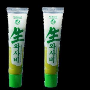 노 브랜드 감칠맛 더하는 알싸한 소스 생와사비 43gx2 간편 튜브 야외 가정 Nobrand