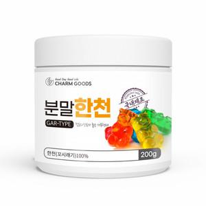 우뭇가사리 식이섬유 분말 한천 해조류 가루 200g 1통