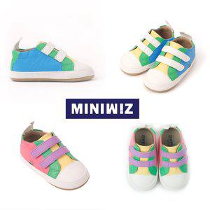 [토박스](타임스퀘어점패션관)[MINIWIZ] 미니위즈 위즈 유니떼 우리아이 첫신발 풀커버 걸음마 신...