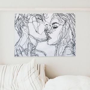 에이치플러스몰 대형 패브릭 포스터 커플 S 자재