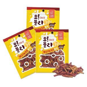 [OFM8951O]오블리 양고기 치즈버거 100g 3P 노즈워크 간식