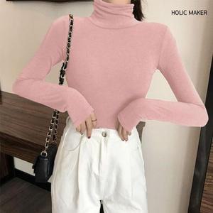 [OFM89Q3T]HSC013 여성 목폴라티셔츠