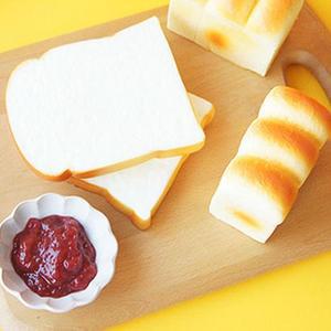 [OFM65O8S]말랑말랑 식빵 2style 가짜음식 미니어처
