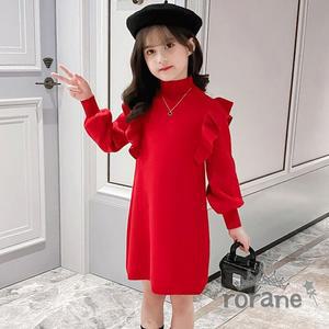 [RGL0MN87]크리스마스 주니어 레드 원피스 여아드레스