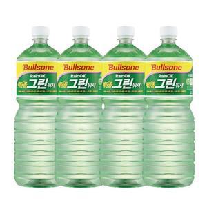 불스원 레인OK 에탄올 그린 워셔액 1.8L x4개
