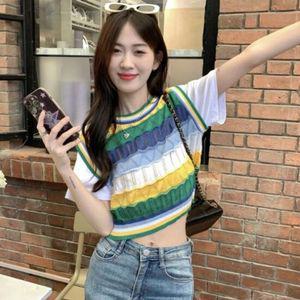 니트베스트  캐주얼 크롭 여름스프라이프 라
