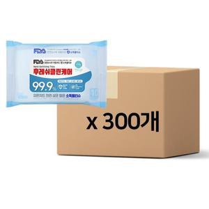 [XBH11449]후레쉬클린케어 물티슈 10매x300개 항균물티슈