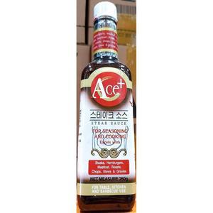 [XBJI6LN8_47]스테이크 소스 ACE 260g X4개 액상 소스 양념