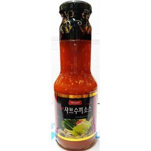 [XBG7M4KM_47]수끼 소스 칠리 샤브 300ml x12개 액상 양념