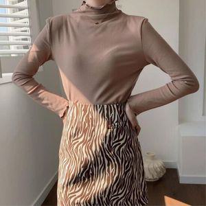 긴팔 면스판 반팔티 캐쥬얼 면 반폴라 티 패션 반목