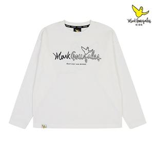 마크곤잘레스 키즈 엔젤 사인로고 티셔츠 아이보리_MG43TL03