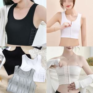 가슴압박브라 S-5xL 가슴작아보이는브라 신상입고 가슴압박속옷 잇템 미니마이저 빅사이즈 3종류 앞지퍼 스