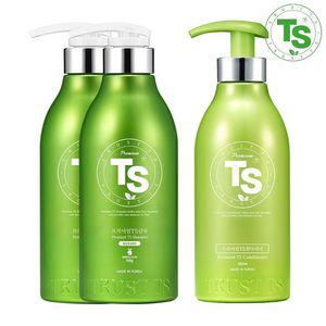 TS 프리미엄 샴푸 500g 2개 + 컨디셔너 500ml