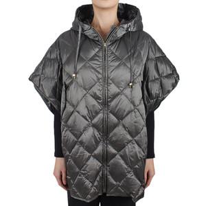 막스마라 더 큐브 24FW 여성 트레만 후드 케이프 미디움그레이 TREMAN 089