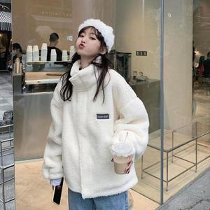 [JHQRFVEL_4B]소프트 화이트 뽀그리집업 뽀글이 후리스