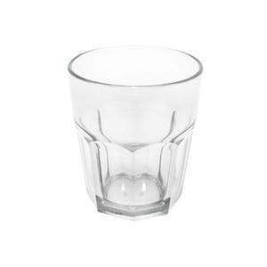[HYIJXBEO_4B]플라스틱 팔각컵 식당컵 안깨지는 투명 270mL