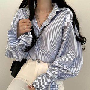 [셀러허브 1][HYIJXXCI_4B]여자 카라 셔츠 특이한 소매 패션