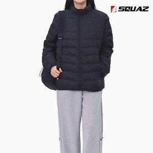 스콰즈 여자 데일리 루즈핏 리벳 경량패딩 오리털 숏패딩SMOR062