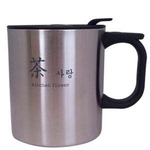 등산 캠핑 휴대용 스텐머그컵