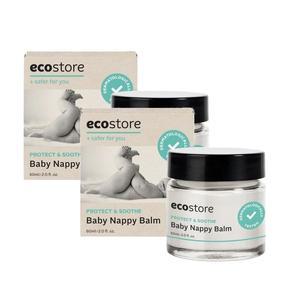 Ecostore Baby Nappy Balm 에코스토어 베이비 내피 밤 기저귀 크림 60ml 2팩