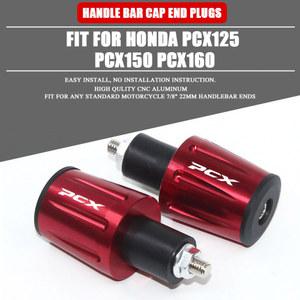 CNC 오토바이 핸들 바 그립 핸들 바 캡 엔드 플러그, PCX125 PCX150 PCX160 PCX 125 150 160 2017 2018 2019 2020 2021