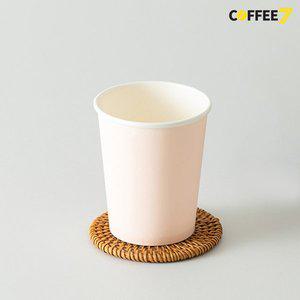 커피세븐 (컬러 종이컵) 300ml(10온스) 컬러컵-베이비핑크 1000개/1박스