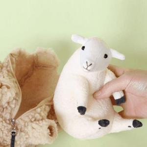 [BZJKQGIT_4B]옷탈착가능 양 인형/15cm 쓸모없는 선물