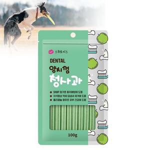 [BZJL7KP5_4C]애견껌 치석 구강 개 반려동물껌 덴탈 청사과