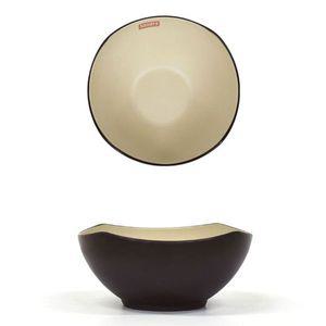 [기타]투톤 QNAJLYIS 멜라민 대접 면그릇 비빔밥 그릇 21.2cm 3호
