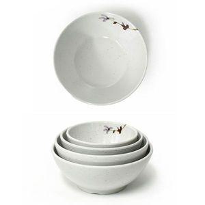 [기타]멜라민 IYUSLRVI 한정식 대접 후식 면기 면그릇 17.7cm 5호