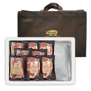 제철진미 몬트락 제주돼지 모둠세트 2.3kg (오겹300g 3팩, 목심300g 3팩, 갈비찜용500g 2팩)