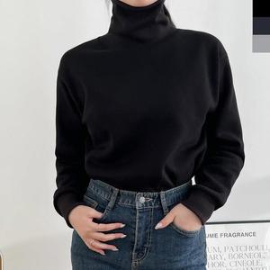 [BZJLNH9O_51IB]폴라 긴팔티 패션 티셔츠 여성 면스판 티