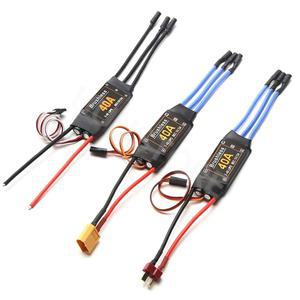 브러시리스 ESC 전자 속도 컨트롤러 RC FPV 쿼드콥터 비행기 헬리콥터용 5V 3A UBEC 3.5mm 바나나 헤드 40A